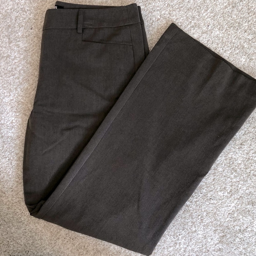 Brown Wide Leg Business Pants